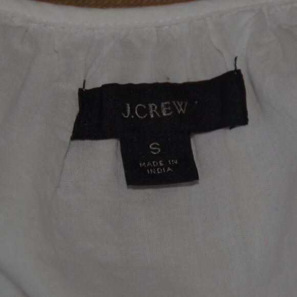 J. Crew SMALL White 100% Cotton Tiered Maxi Long Dress SMALL - Picture 2 of 11